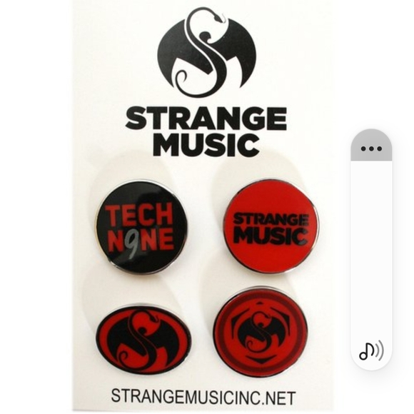 Strange Music Face Towel & Pin Set - Picture 6 of 6
